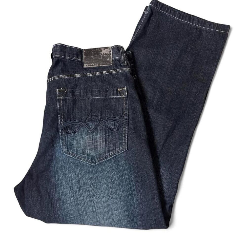 Unbranded Men's Navy and Blue Jeans